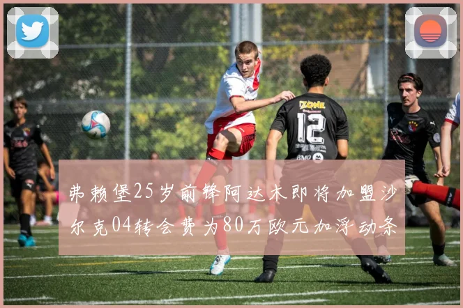 弗赖堡25岁前锋阿达木即将加盟沙尔克04转会费为80万欧元加浮动条件